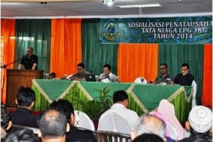 Sosialisasi Tata Niaga LPG 3 kg di RM LEmbah Ciremai.